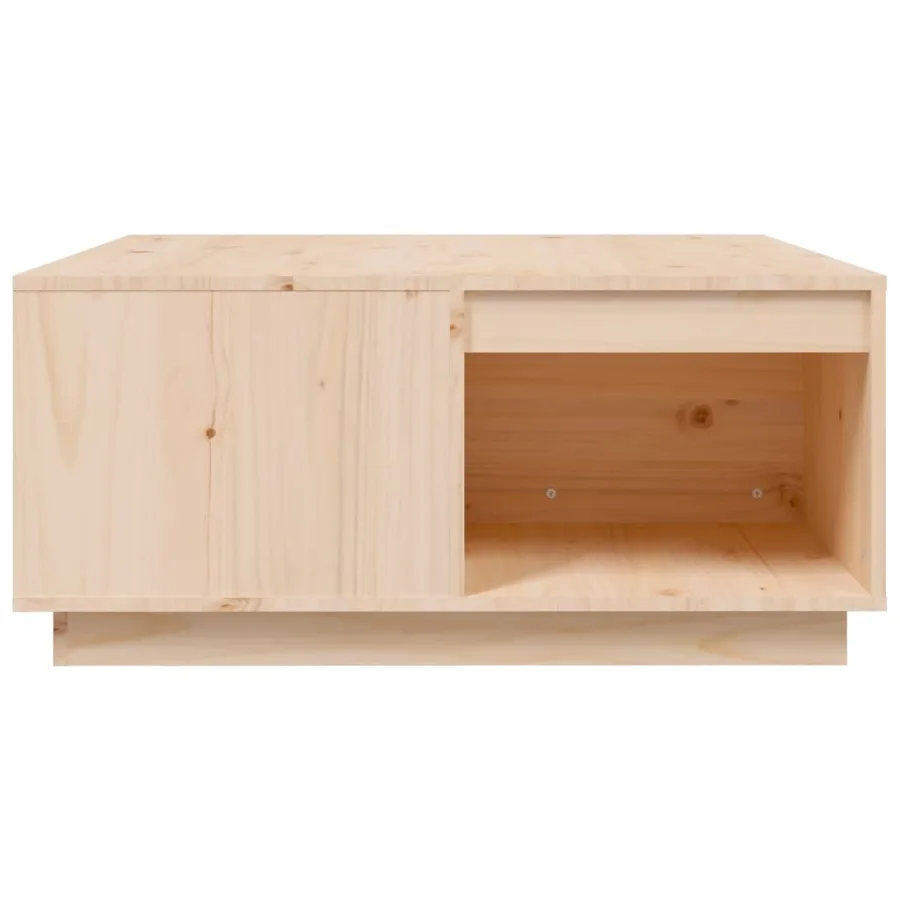 Table basse 80x81x36,5 cm Bois massif de pin - 6