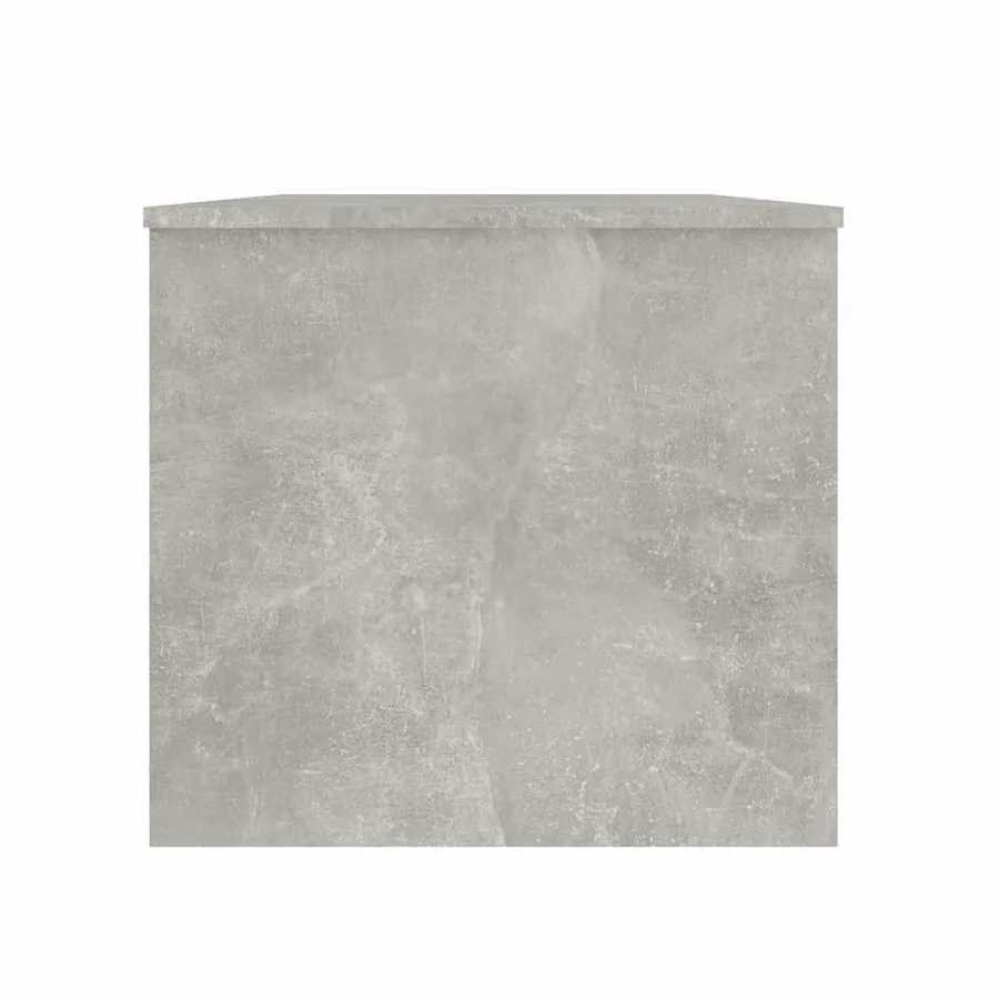 Table basse gris béton 102x50,5x46,5 cm bois d'ingénierie - 7