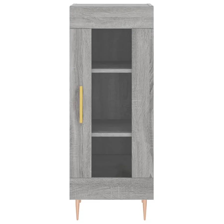 Buffet Sonoma gris 34,5x34x90 cm Bois d'ingénierie - 5