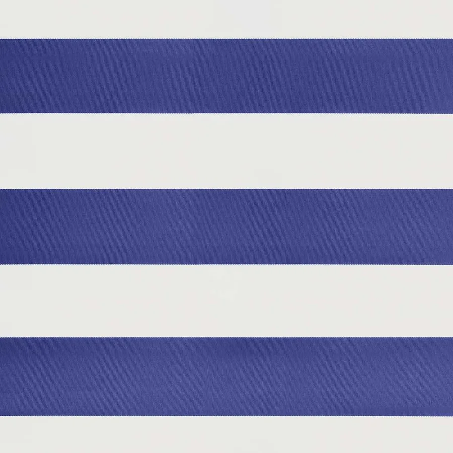Auvent rétractable bleu et blanc 4x3 m tissu et aluminium - 8
