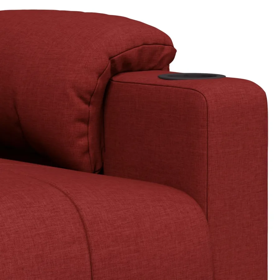 Fauteuil électrique de massage Bordeaux Tissu - 8