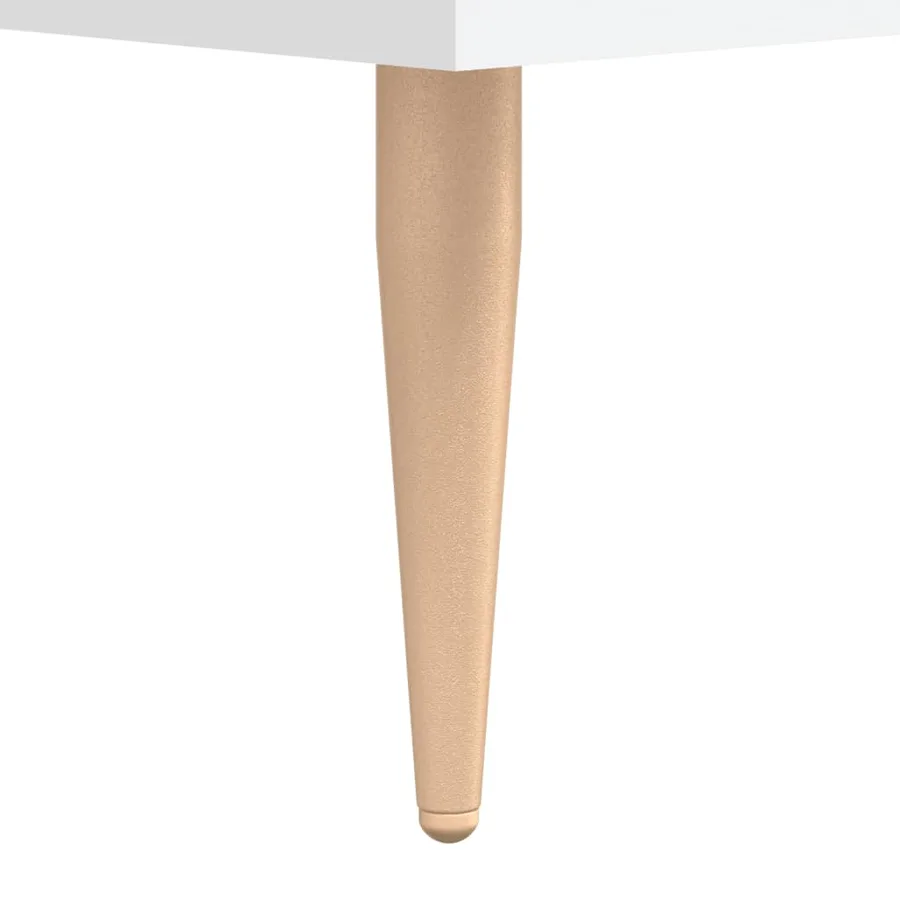 Buffet blanc 69,5x34x90 cm bois d'ingénierie - 10