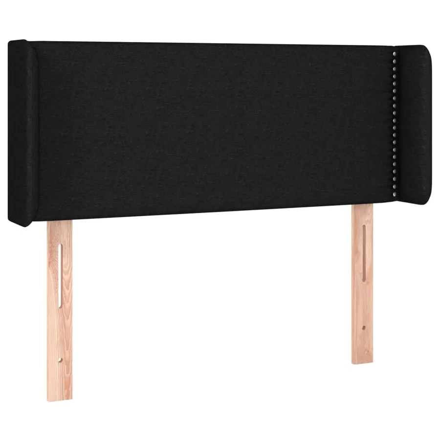 Tête de lit à LED Noir 83x16x78/88 cm Tissu - 3