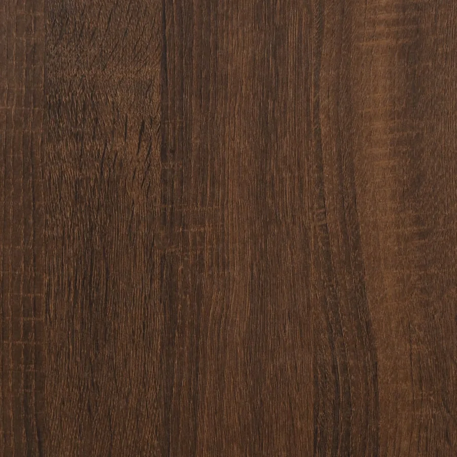 Table d'appoint Chêne marron 50x46x50 cm Bois d'ingénierie - 9