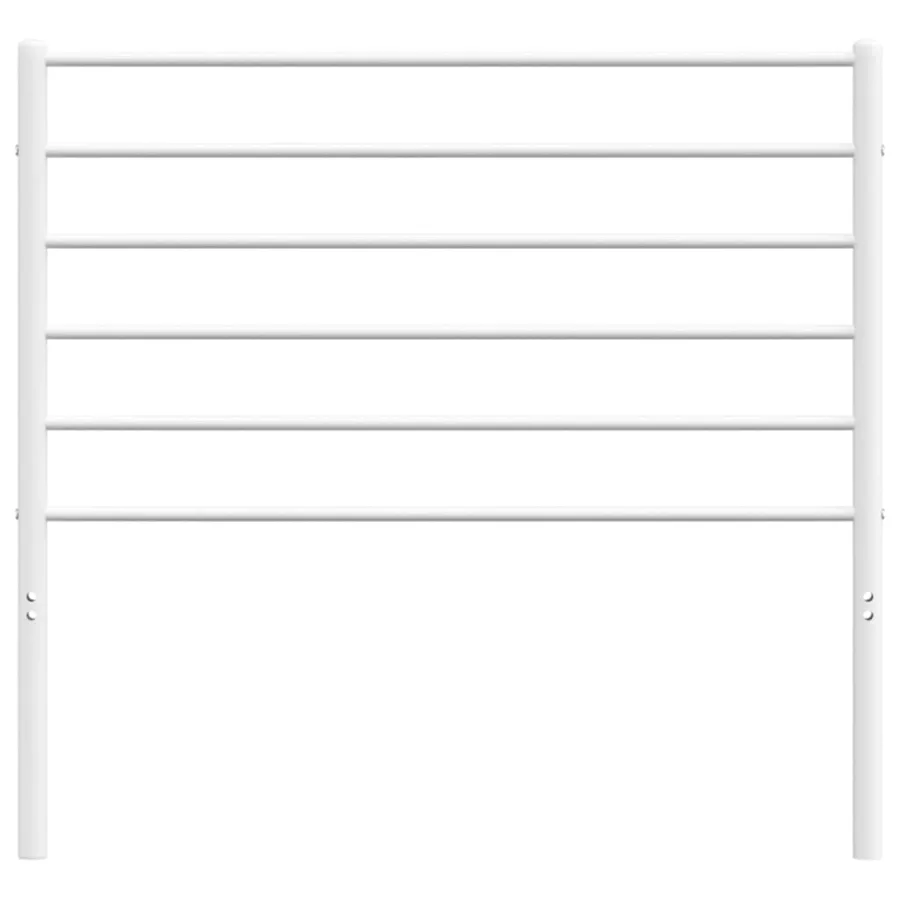 Tête de lit de remplacement métal blanc 80 cm - 4