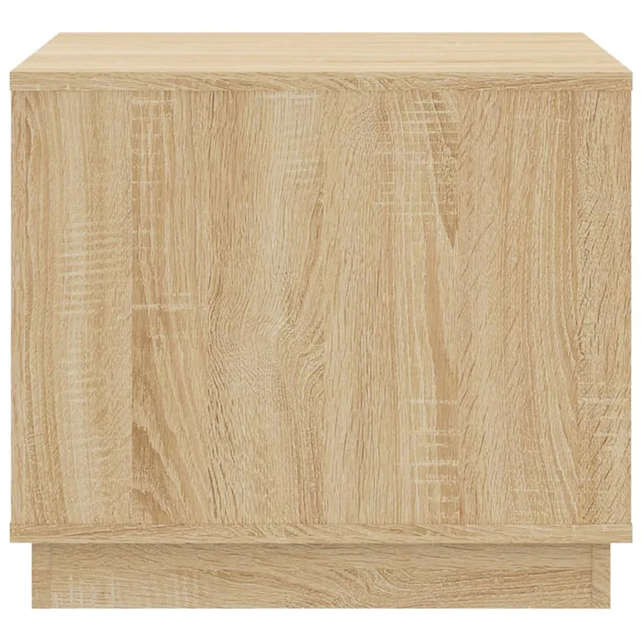 Table basse chêne sonoma 51x50x44 cm bois d'ingénierie - 7