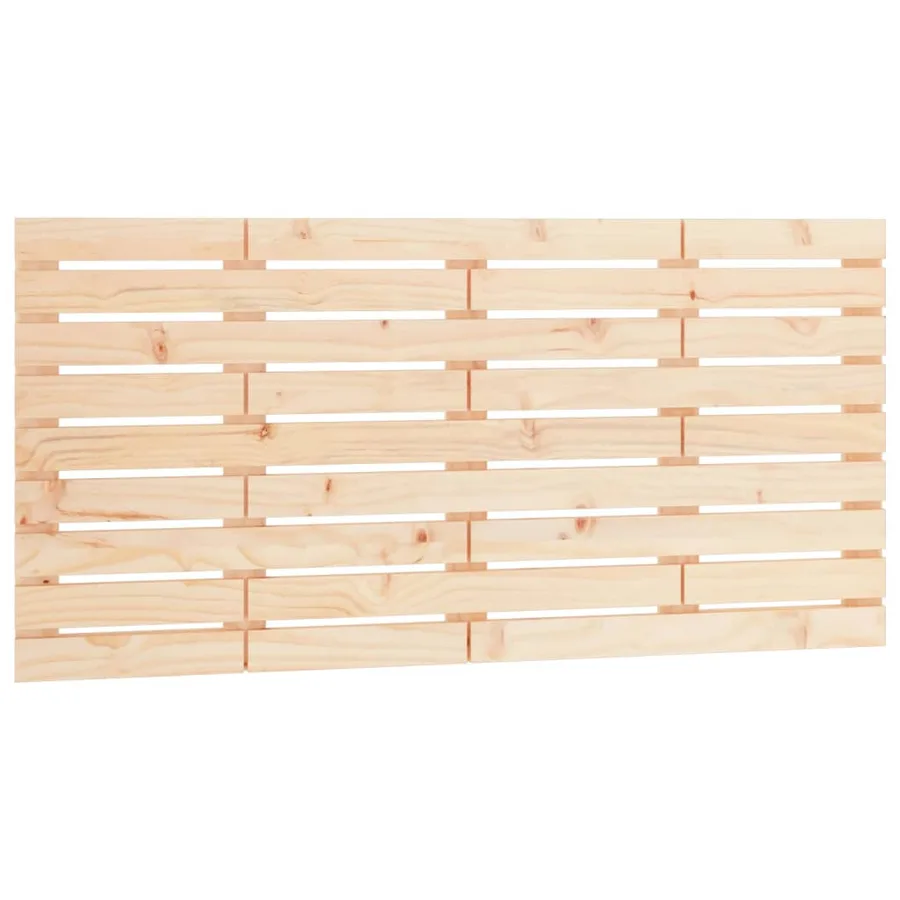 Tête de lit murale 146x3x63 cm Bois massif de pin - 2