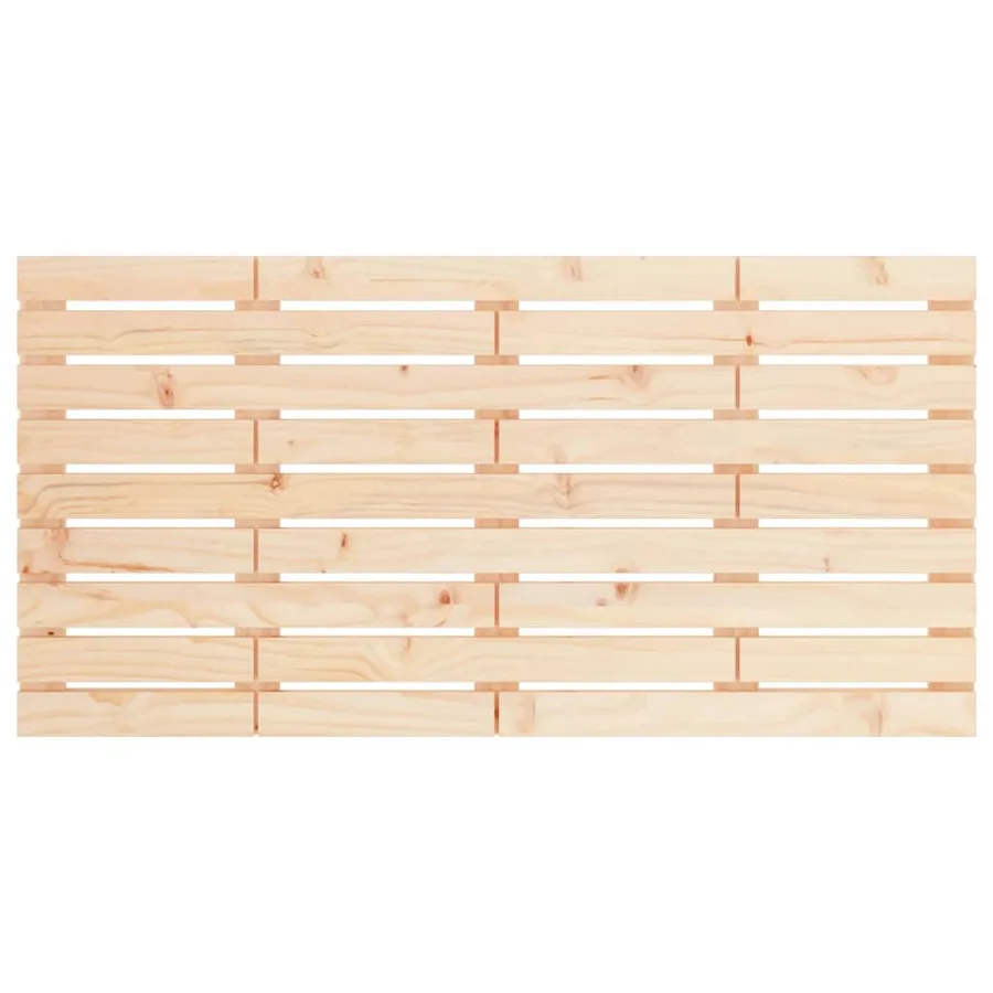 Tête de lit murale 146x3x63 cm Bois massif de pin - 4