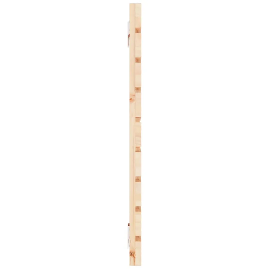 Tête de lit murale 146x3x63 cm Bois massif de pin - 5