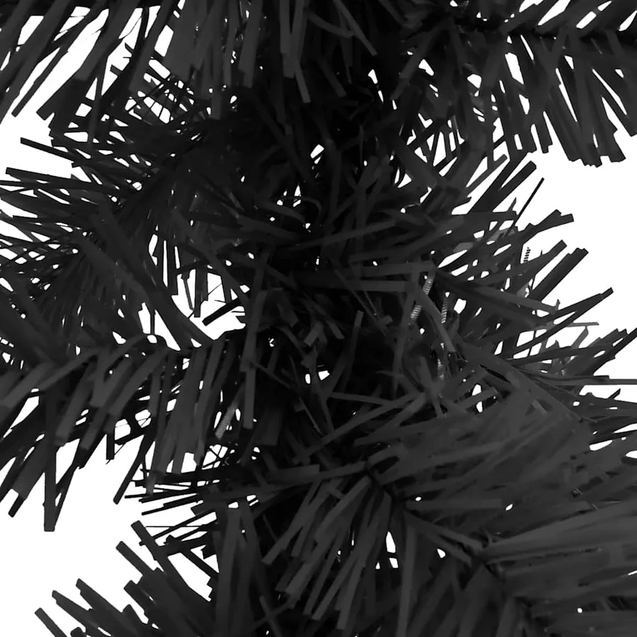 Guirlande de Noël avec lumières LED 10 m Noir - 6