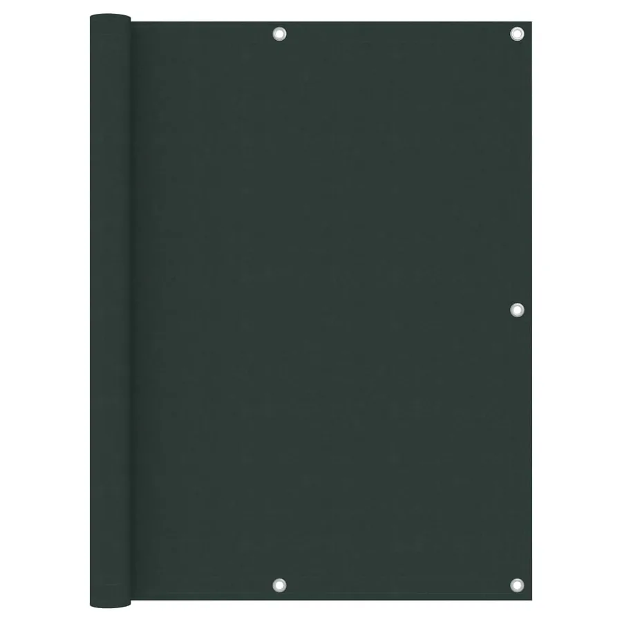 Écran de balcon Vert foncé 120x300 cm Tissu Oxford