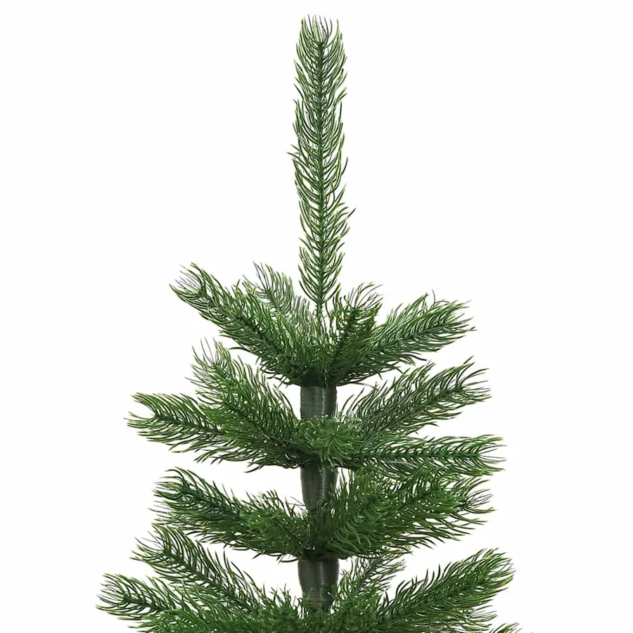 Sapin de Noël artificiel mince avec support 150 cm PE - 3