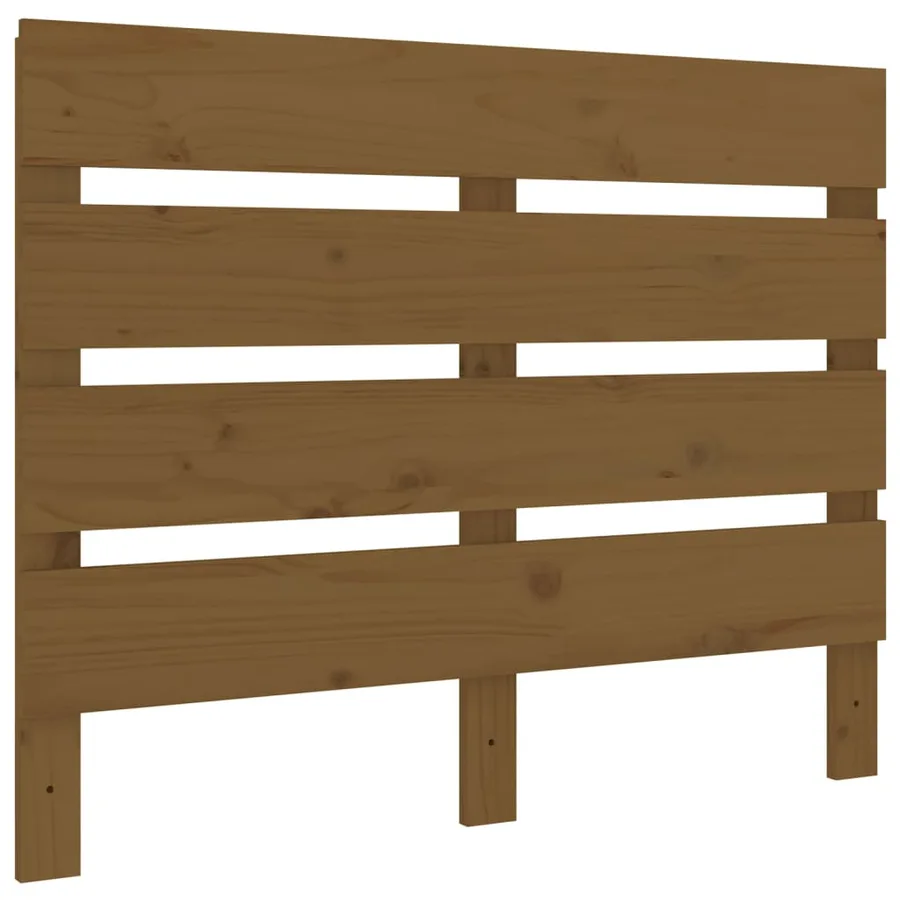 Tête de lit Marron miel 75x3x80 cm Bois massif de pin - 2