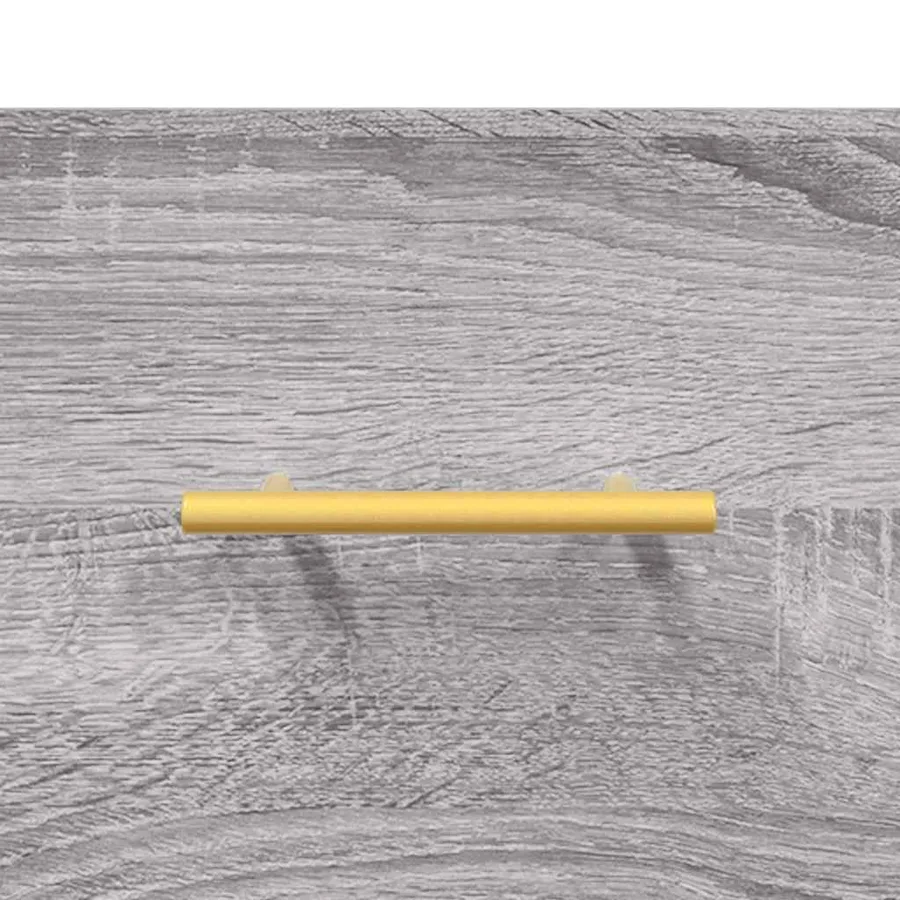 Buffet haut Sonoma gris 69,5x34x180 cm Bois d'ingénierie - 11