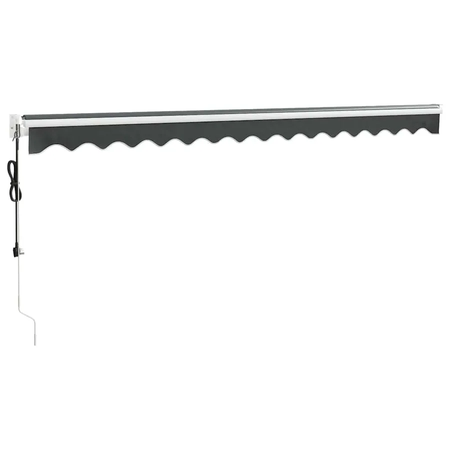 Auvent rétractable automatique anthracite 4x3 m - 4