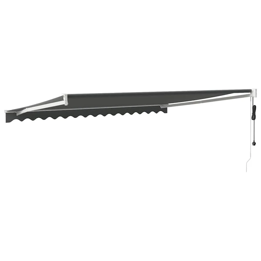 Auvent rétractable automatique anthracite 4x3 m - 5