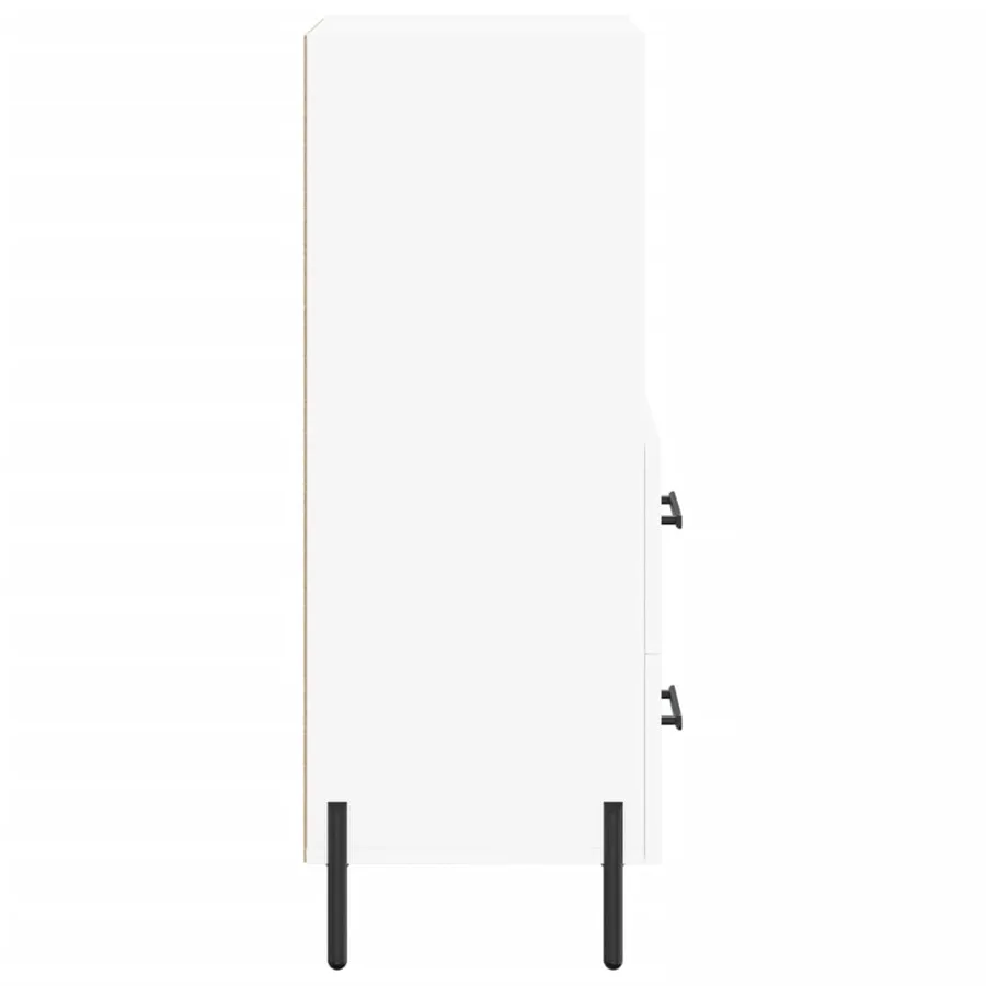 Buffet blanc 34,5x34x90 cm bois d'ingénierie - 7