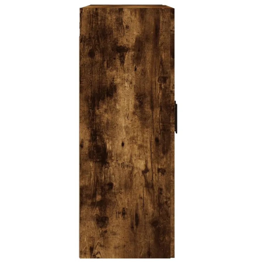 Armoires murales 2 pcs chêne fumé bois d'ingénierie - 7