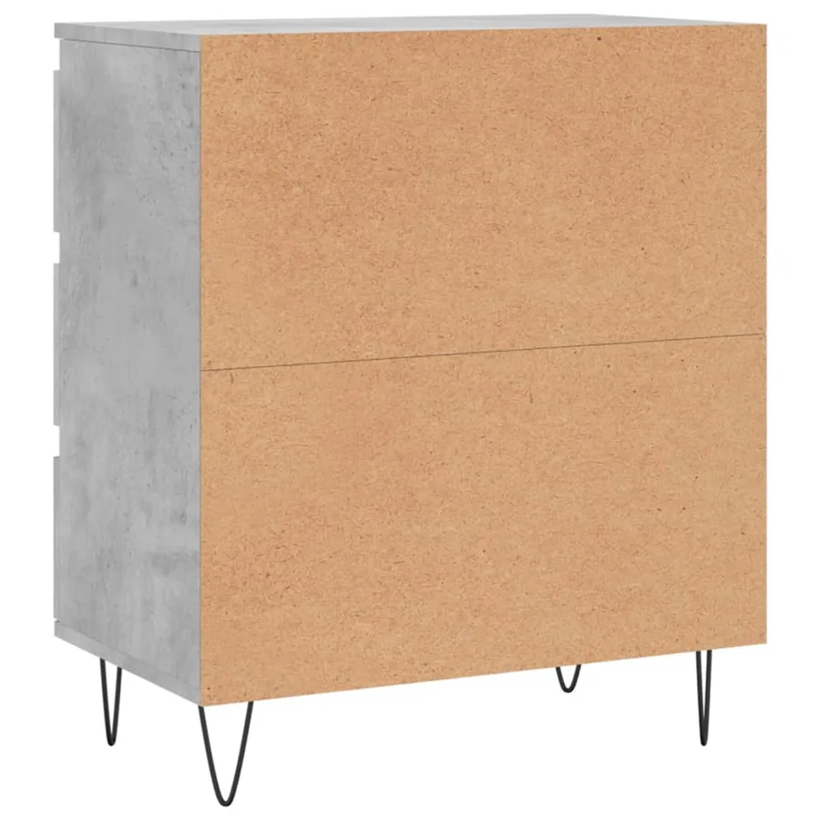 Buffet Gris béton 60x35x70 cm Bois d'ingénierie - 8