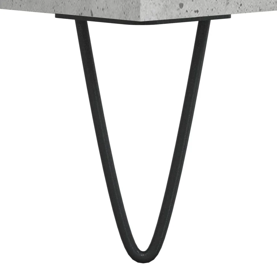 Buffet Gris béton 60x35x70 cm Bois d'ingénierie - 9
