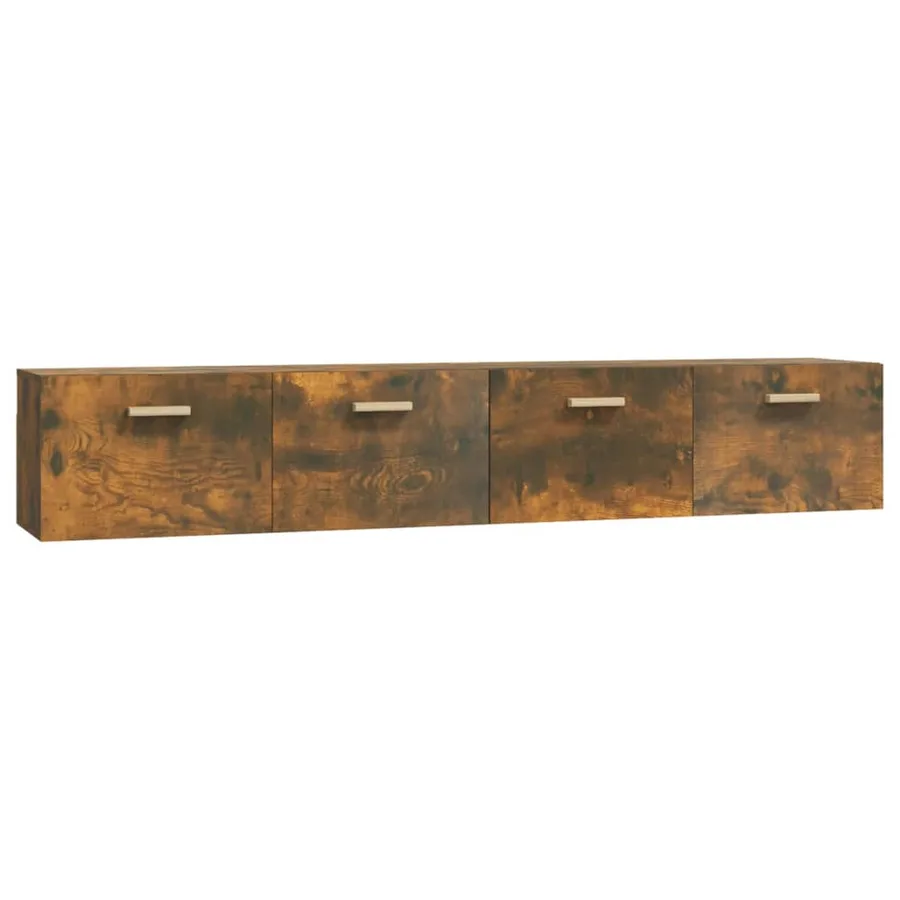 Armoires murales 2 pcs Chêne fumé 100x36,5x35 cm - 2