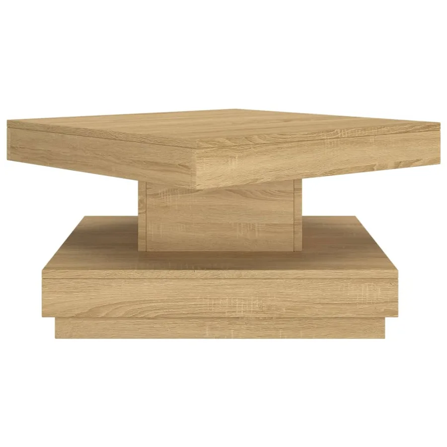 Table basse Marron clair 60x60x35 cm MDF - 4