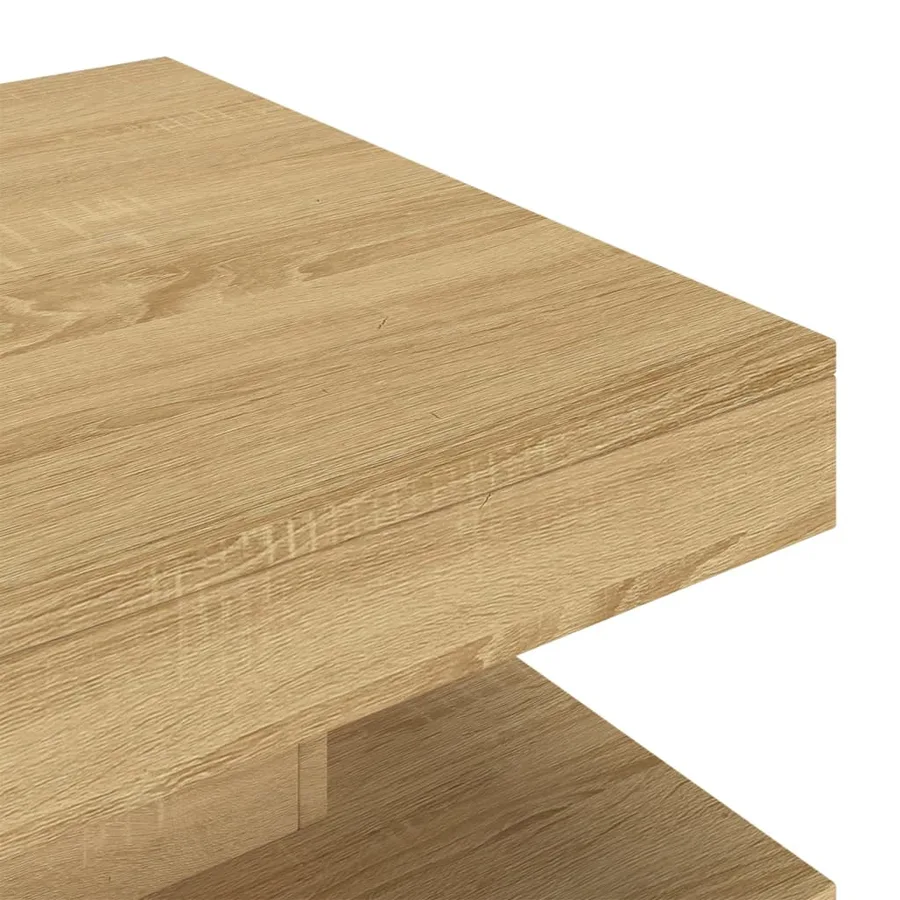 Table basse Marron clair 60x60x35 cm MDF - 5