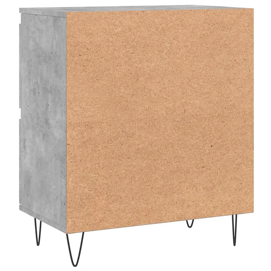 Buffet Gris béton 60x35x70 cm Bois d'ingénierie - 8