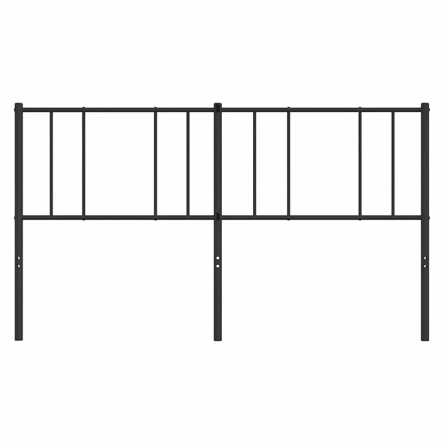 Tête de lit de remplacement métal noir 180 cm - 5
