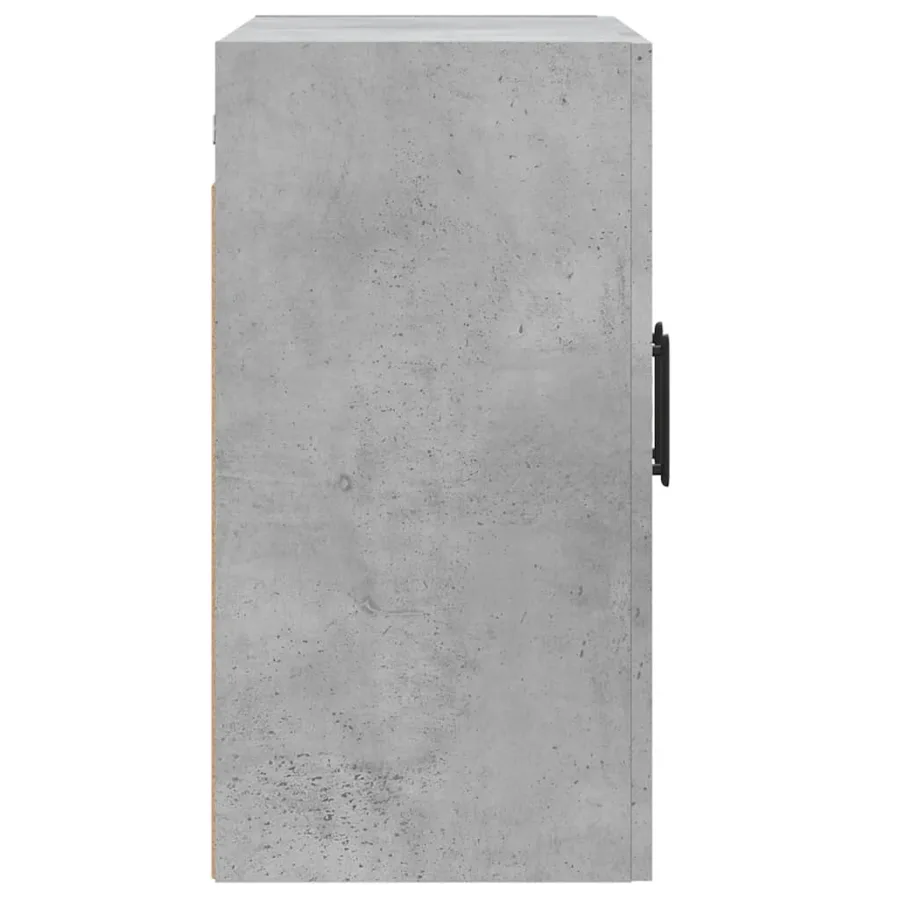 Armoire murale gris béton 60x31x60 cm bois d'ingénierie - 7