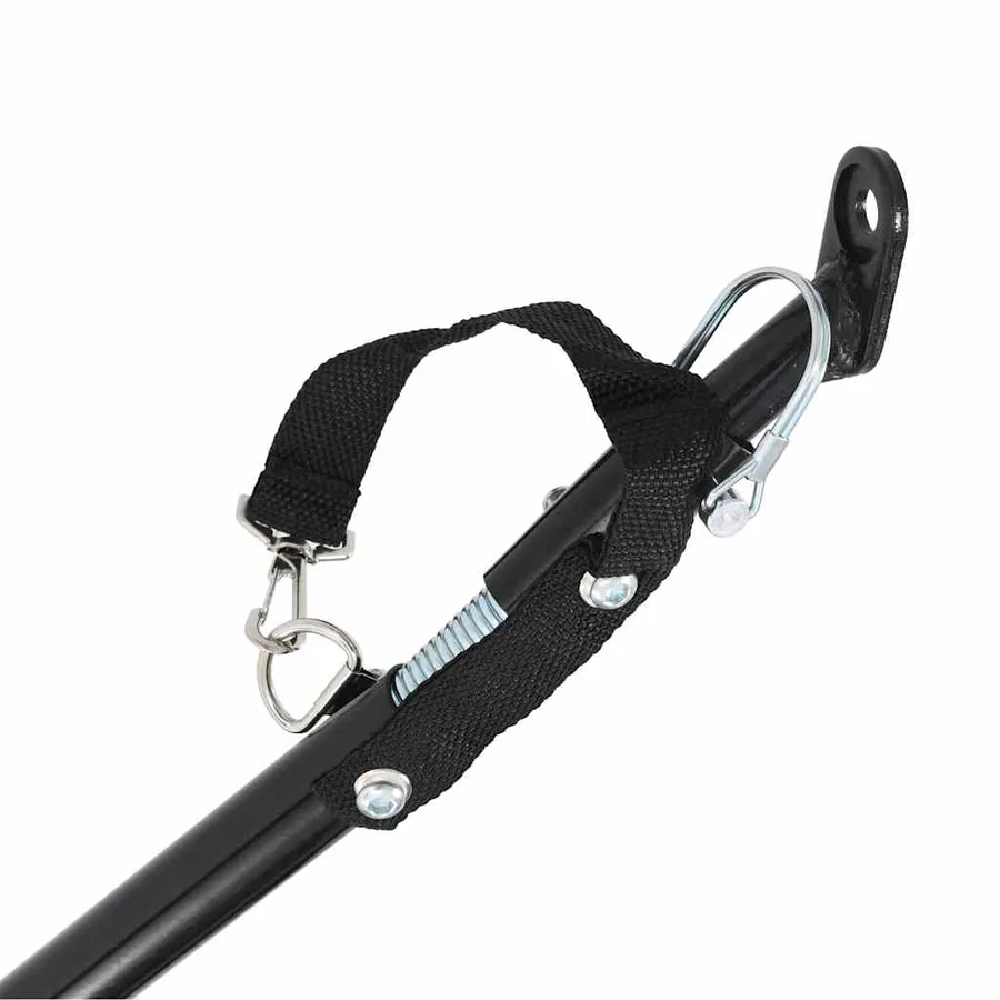 Remorque de vélo pour chiens et poussette 2-en-1 gris et bleu - 8
