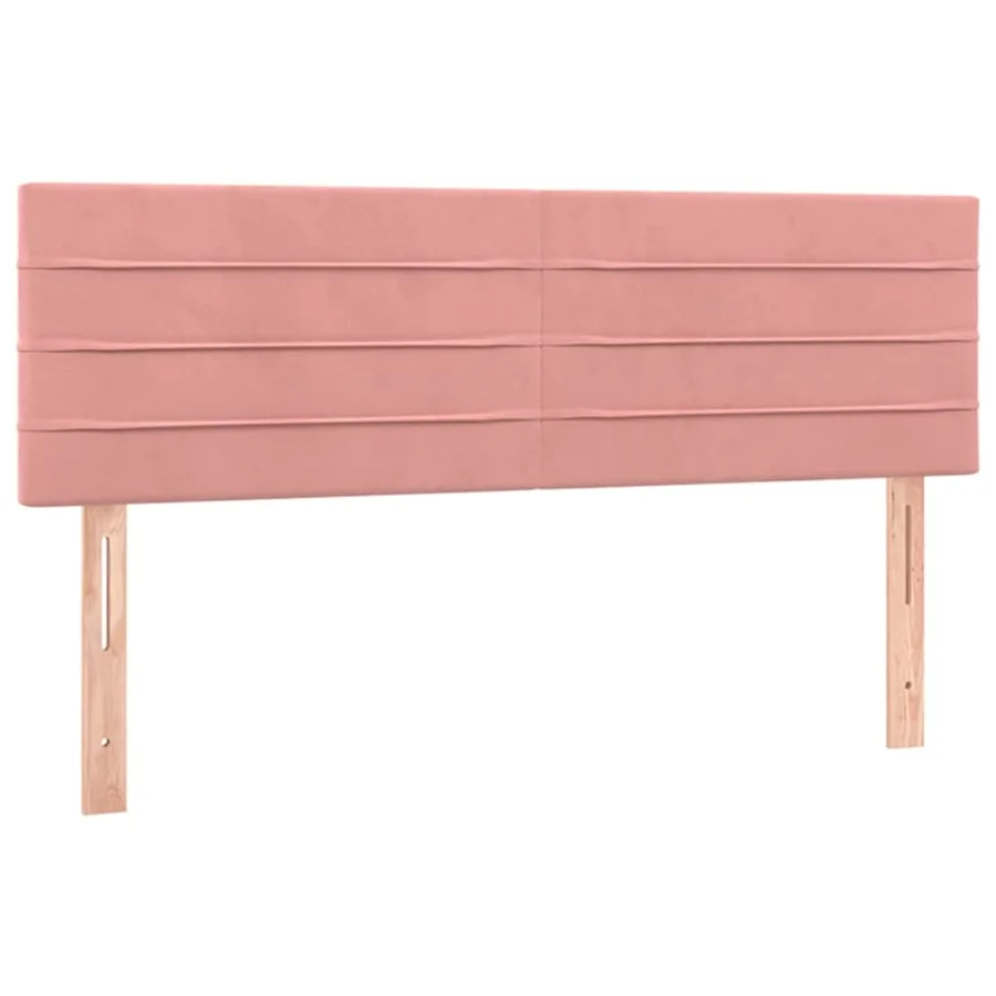 Sommier à lattes de lit avec matelas Rose 140x200 cm Velours - 6