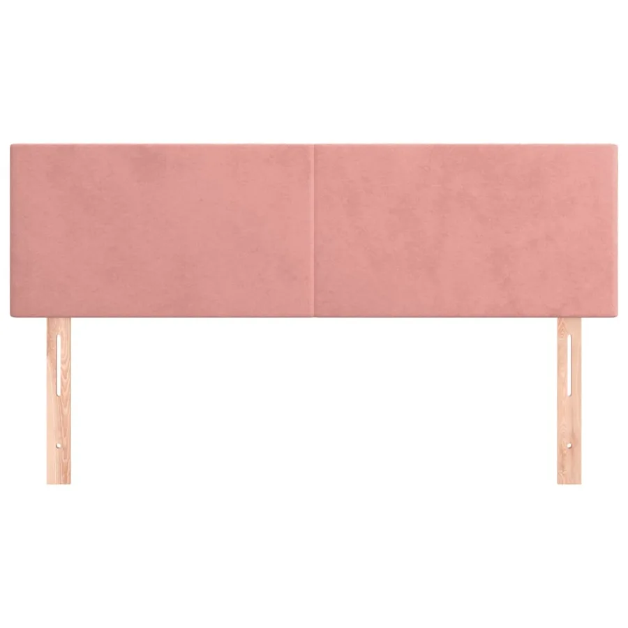 Têtes de lit Rose 144 x 5 x 78/88 cm Velours - 3