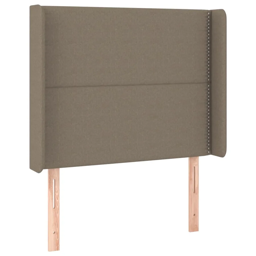 Sommier à lattes de lit avec matelas Taupe 90x190 cm Tissu - 6