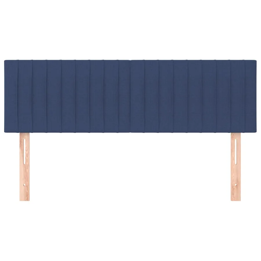 Têtes de lit Bleu 144x5x78/88 cm Tissu - 3