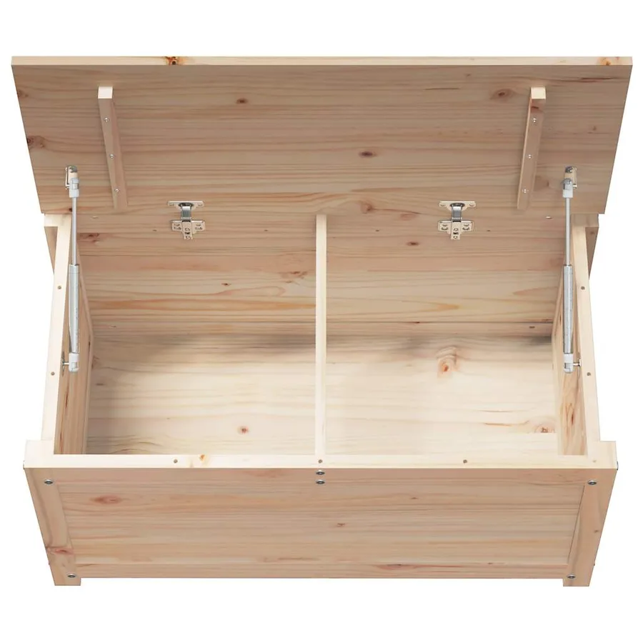 Boîte de rangement 80x40x45,5 cm Bois massif de pin - 8