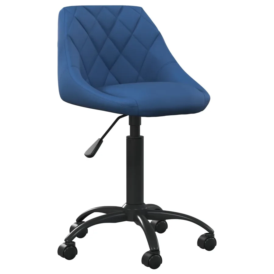 Chaise de salle à manger Bleu Velours - 2