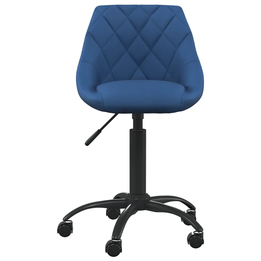 Chaise de salle à manger Bleu Velours - 3