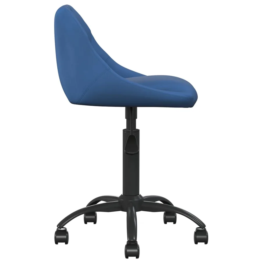 Chaise de salle à manger Bleu Velours - 4