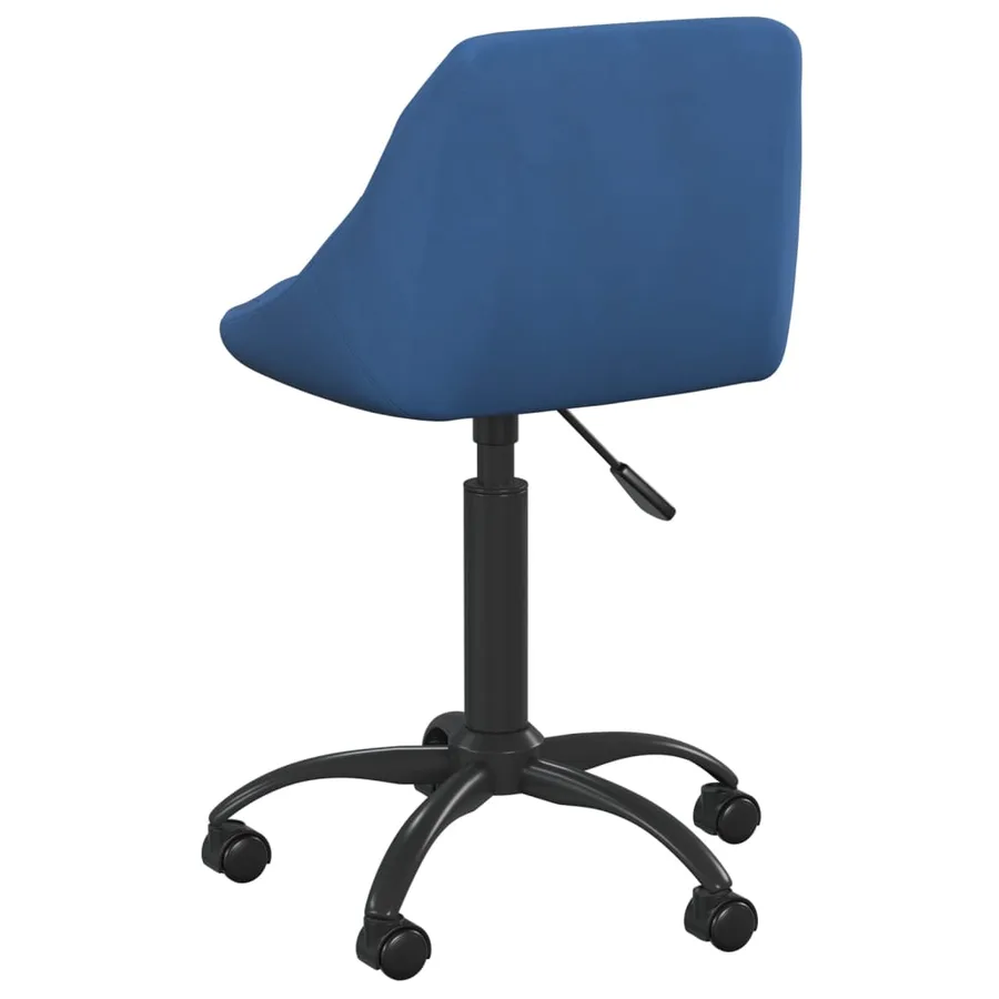 Chaise de salle à manger Bleu Velours - 5