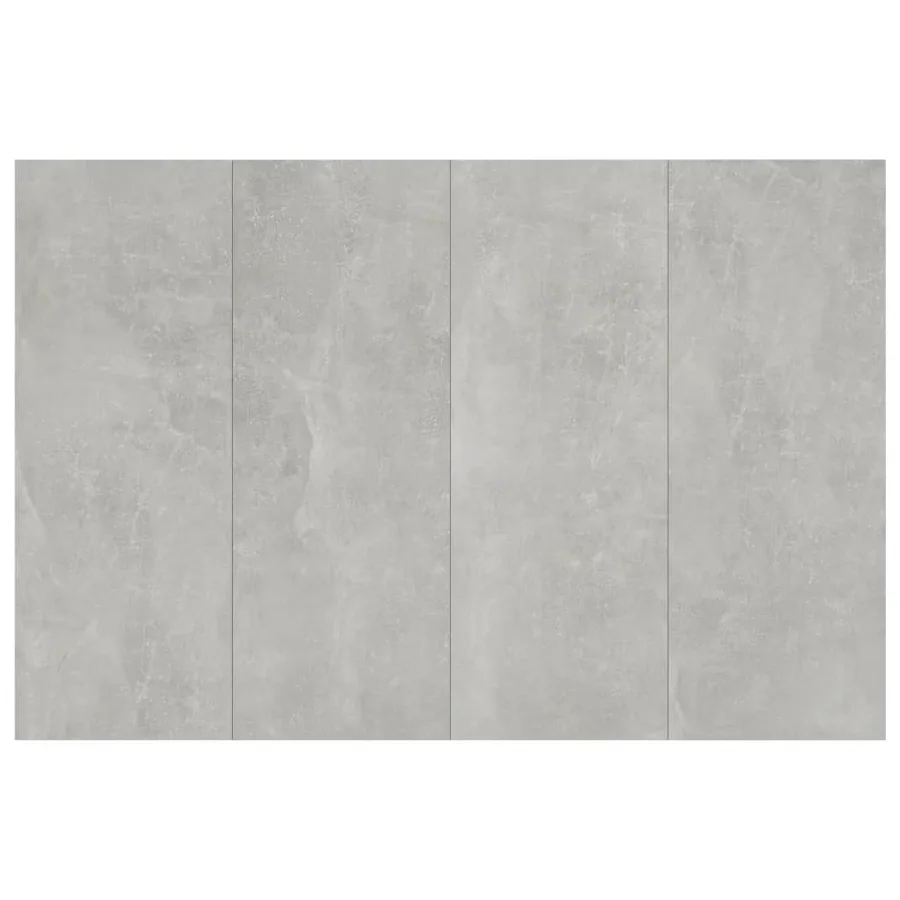 Tête de lit Gris béton 120x1,5x80 cm Bois d'ingénierie - 5