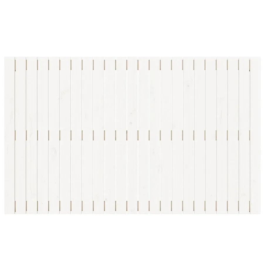 Tête de lit murale Blanc 147x3x90 cm Bois massif de pin - 4
