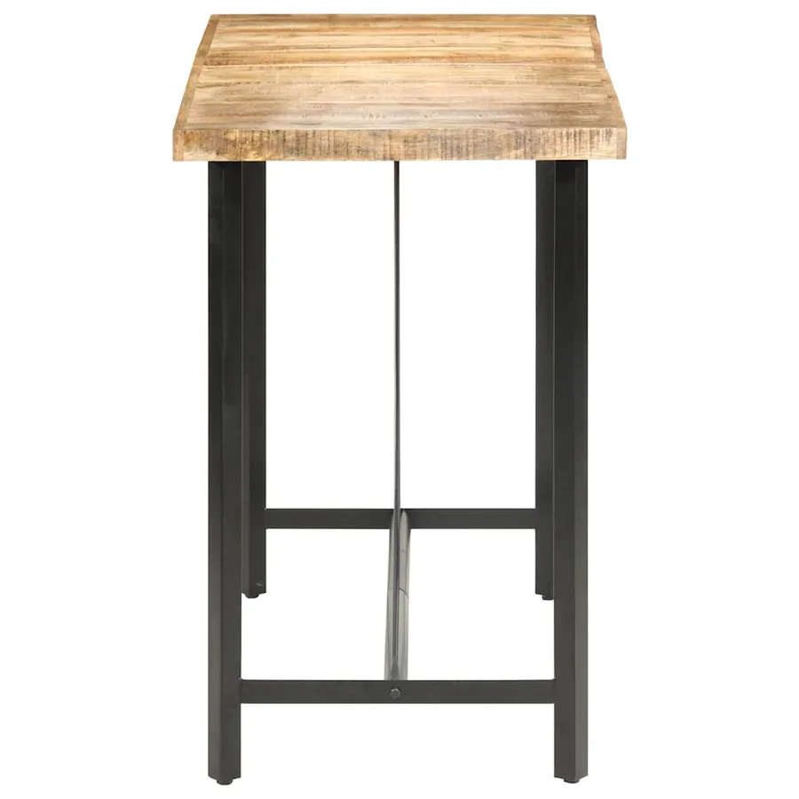Table de bar 180x70x107 cm Bois de manguier brut - 3