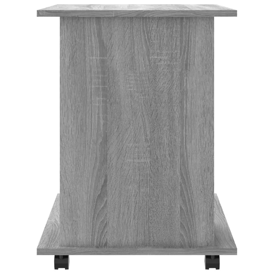 Armoire roulante Sonoma gris 60x45x60 cm Bois d'ingénierie - 6