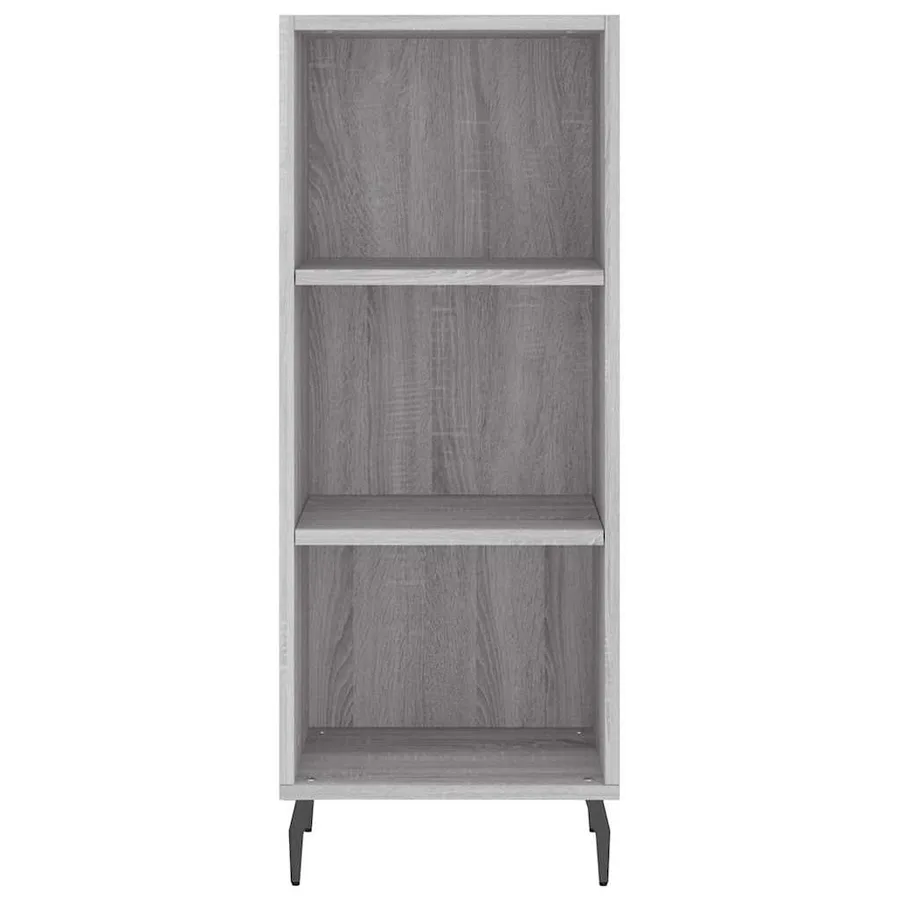 Buffet haut Sonoma gris 34,5x34x180 cm Bois d'ingénierie - 5
