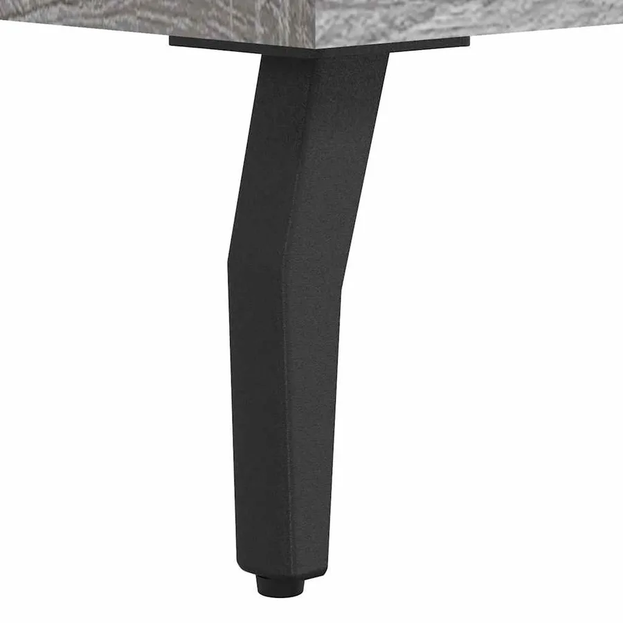 Buffet haut Sonoma gris 34,5x34x180 cm Bois d'ingénierie - 8