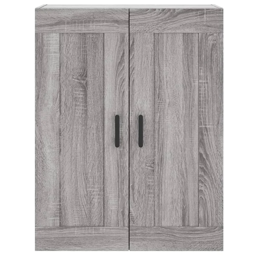 Buffet haut Sonoma gris 69,5x34x180 cm Bois d'ingénierie - 6