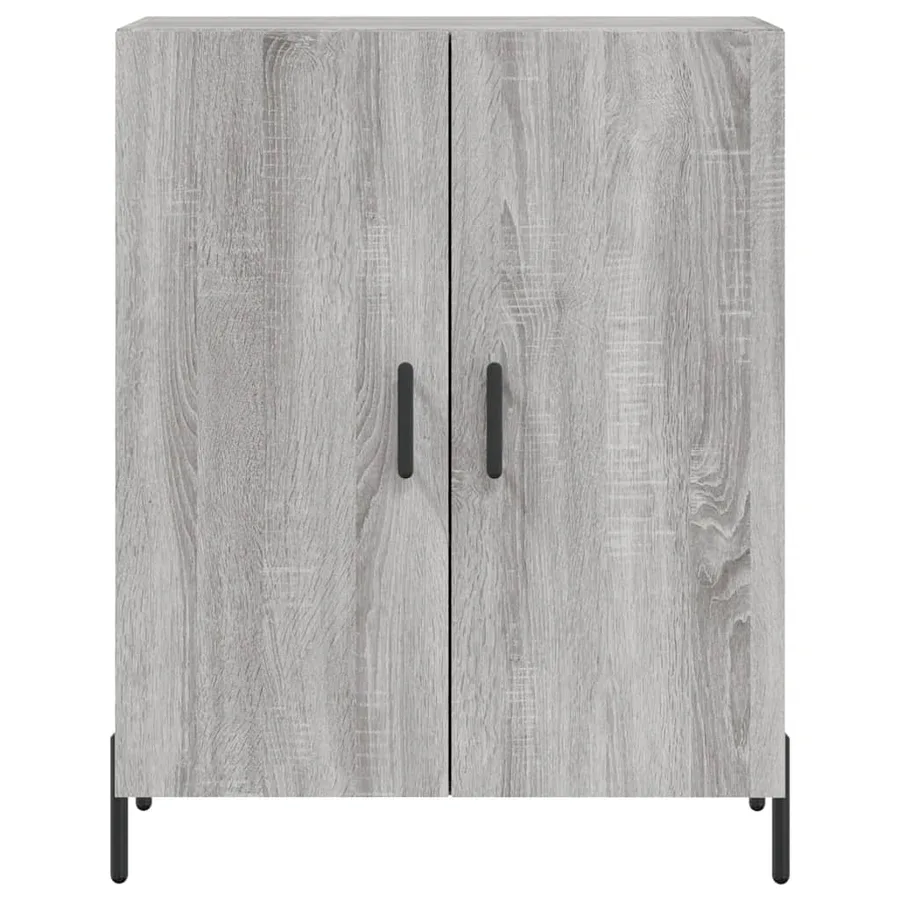 Buffet haut Sonoma gris 69,5x34x180 cm Bois d'ingénierie - 8