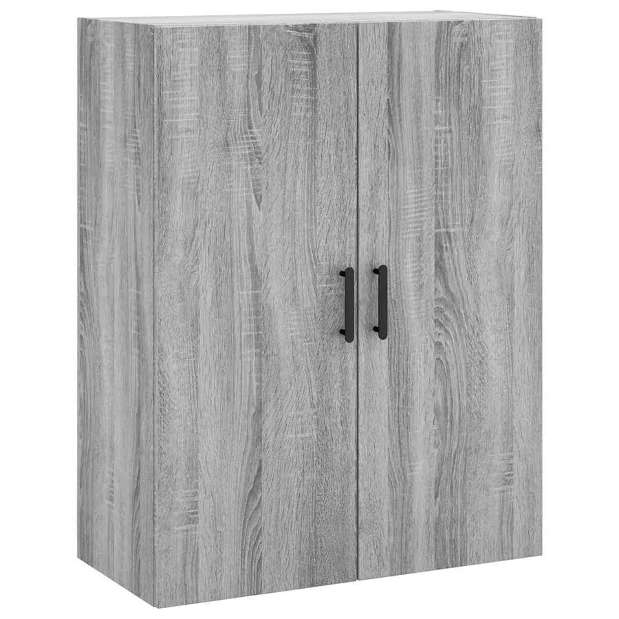 Buffet haut Sonoma gris 69,5x34x180 cm Bois d'ingénierie - 5