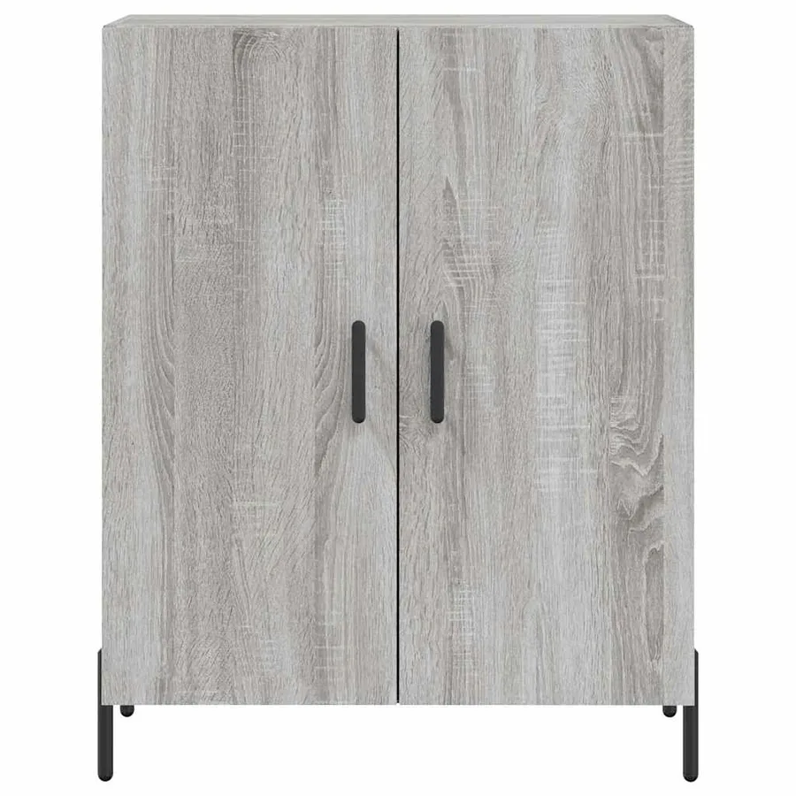 Buffet haut Sonoma gris 69,5x34x180 cm Bois d'ingénierie - 8